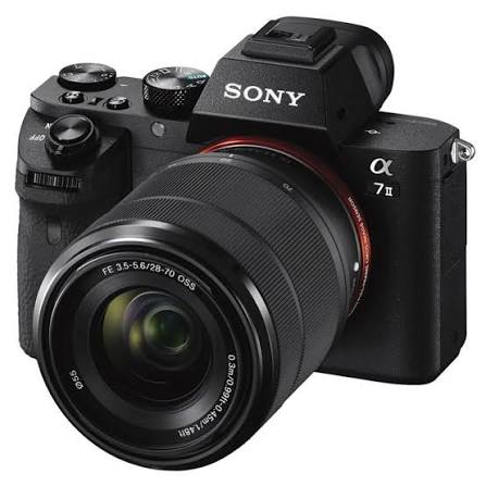 Digital camera SONY Mirrorless a7 II with SEL2870 Lens Kit ILCE7M2KB black